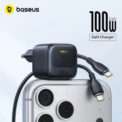 【Mini Cargador】Cargador Rápido Baseus de 100W, Cargador USB C de Carga Rápida para iPhone 17 16 Pro Max, iPad, Tablet, Xiaomi, Cargador GaN