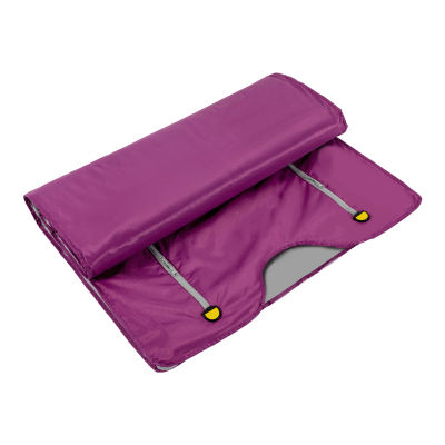 Manta de sauna portátil 180*80cm, manta calefactora con control remoto para relajación desintoxicación púrpura/plata/negro