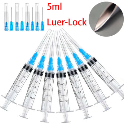 50 jeringas con tapa de rosca de 5 ml, adecuadas para dispensación en laboratorios, alimentación industrial, alimentación de mascotas, uso multipropósito, laboratorios científicos, riego de plantas y