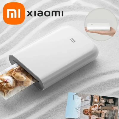 Miui Original portátil Mini Xiaomi impresora fotográfica de bolsillo inalámbrica Bluetooth impresión térmica AR Video Mijia ZINK Color autoadhesivo