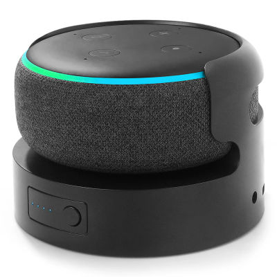 Echo Dot 3.a Base de batería portátil recargable Alexa altavoz inteligente soporte de batería para Echo Dot 3.a Base de batería de 5200mAh/10400mAh