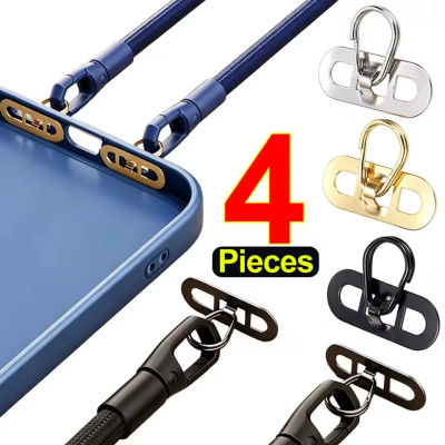 1-4 piezas 360 ° Clip Giratorio de Acero Inoxidable para Teléfono, Correa Portátil para Colgar, Accesorio para Funda de Teléfono Móvil
