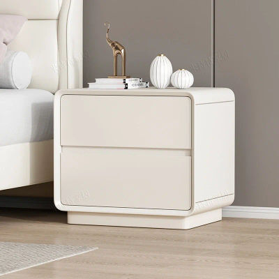 Mesita de noche elegante con almacenamiento, estilo nórdico, lujoso y sencillo, muebles para dormitorio