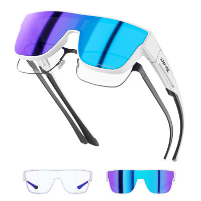 KAPVOE nuevas gafas de sol Fitover protección UV400 sobre gafas usuarios gafas cuadradas de gran tamaño hombres mujeres ciclismo gafas para correr