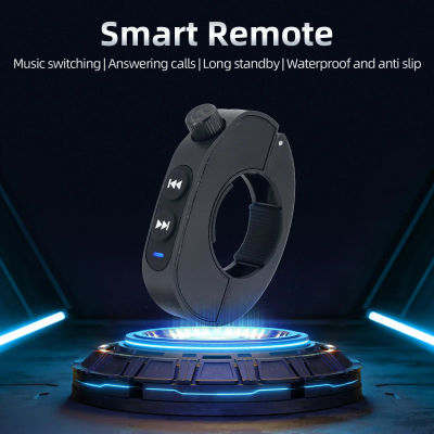 Interruptor de ruedas remoto inteligente inalámbrico compatible con Bluetooth, controlador multimedia para manillar de motocicleta, control remoto de teléfono para coches y motos