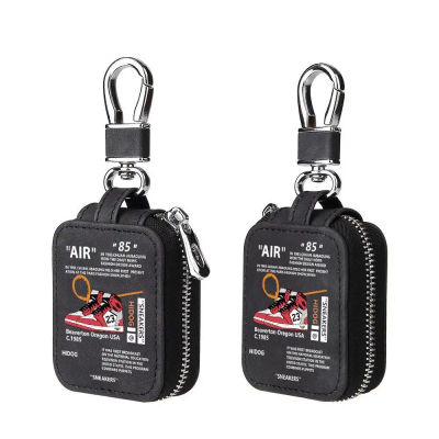 Zapatos de aire callejero de lujo, funda de cuero para auriculares para Airpod12 3, zapatillas de deporte, caja de carga inalámbrica Bluetooth para Airpods Pro 2