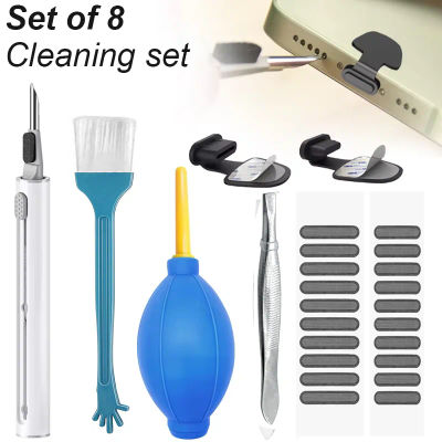 Kit de limpieza de enchufe antipolvo para puerto de carga de teléfono móvil, limpiador de malla antipolvo para altavoz iPhone, iPad, IOS, Samsung, Xiaomi tipo C