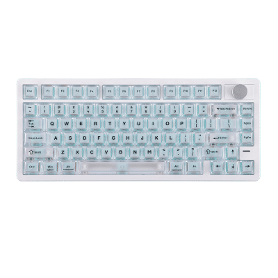Teclado para Juegos EPOMAKER HE75 V2 75% ANSI US Layout, Cableado/Bluetooth/Inalámbrico de 2.4Ghz, con Efecto Hall, Disparo Rápido y SOCD