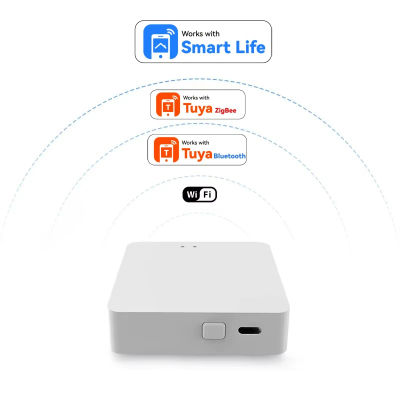 Hub Inteligente Multimodo ZigBee Bluetooth, Control Remoto Inalámbrico para Electrodomésticos Inteligentes, Puente para Tuya Smart Life y Alexa
