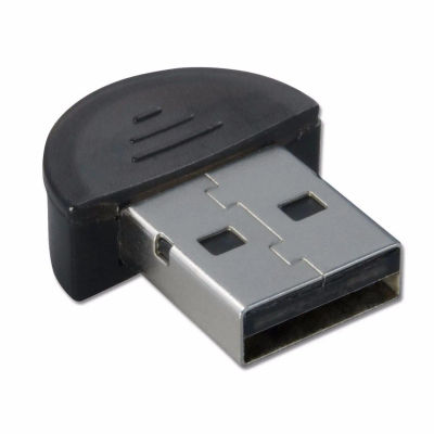 Mini adaptador Bluetooth 2.0 USB para PC y portatil, conexion de auriculares y perifericos inalambricos