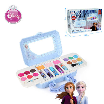 Disney-Juego de maquillaje de frozen para niñas caja de maquillaje de belleza polaco con caja