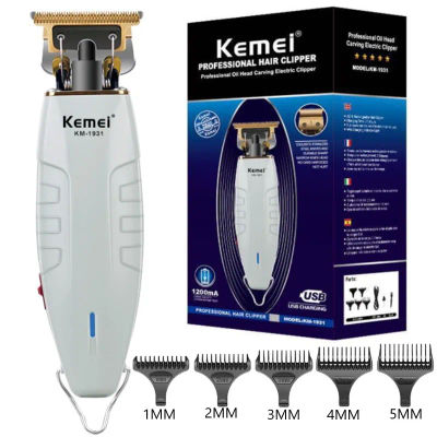 Kemei-cortadora de pelo profesional KM-1931 para hombre Máquina Eléctrica de corte de pelo sin