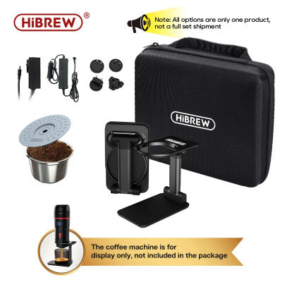 HiBREW-Adaptador de CA/CC bolsa de viaje portátil soporte para cafetera de coche máquina de