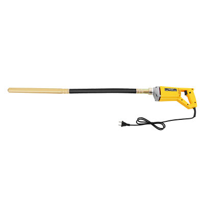 Bärbar Betongvibrator - Vibratorstav - 850 W - 220 V EU-kontakt - 4500 varv/min - 1 m axel - Ø 25–50 mm - Gul