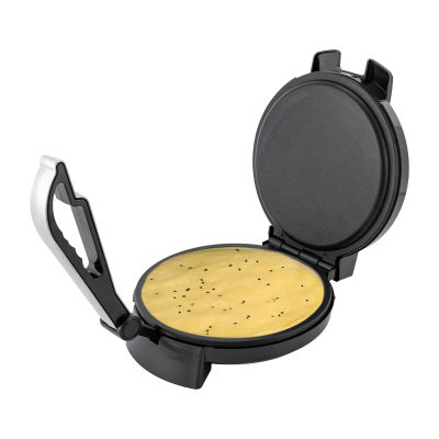 Elektrisk crêpe-/pannkaksmaskin - BM-926 - 1200 W - Dubbelsidig värme - Nonstick - Justerbar temperatur 200–260 °C - 220 V EU-plugg - Svart/Silver