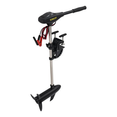 Elektrisk utombordsmotor/trollingmotor - L40 - 12 V - F5-R2 (5 fram/2 back) - Borstmotor - 300 kg dragkraft - 1700 varv/min - Svart