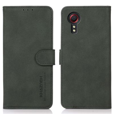 SKALO Samsung Xcover 7 KHAZNEH Pungetui i PU-læder - Grøn