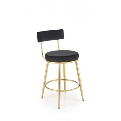 H115 Barstol, Sort/guld
