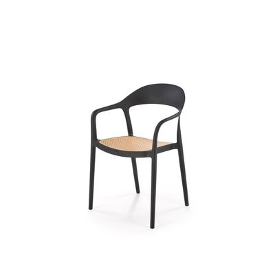 K530 Spisebordsstol Sort / Naturlig