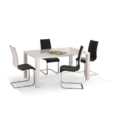 RONALD 120/80 bord - Hvid