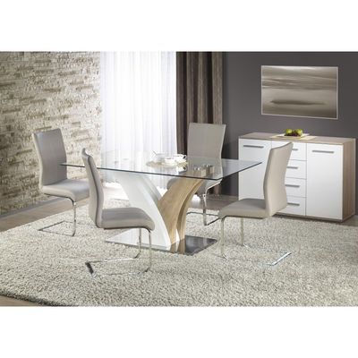 VILMER Glas Spisebord 160x90cm