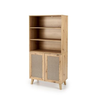 BORNEO REG-1 reol, artisan eg / Sort