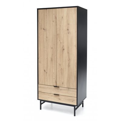 MURANO S-1 Garderobe, Håndværks Eg / Sort