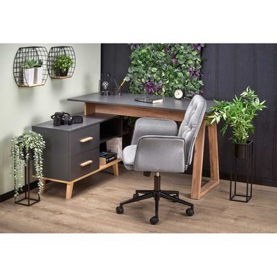SERGIO XL, skrivebord, antracit mat - wotan eg