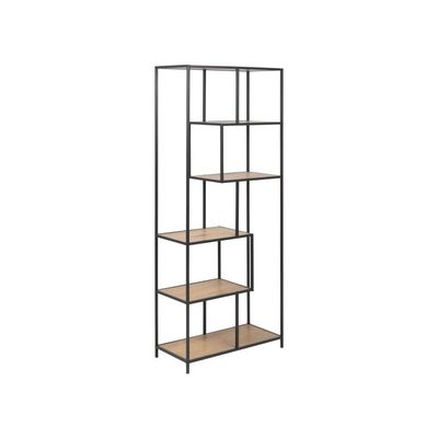 Seaford bogreol m. 4 hylder - Vild eg