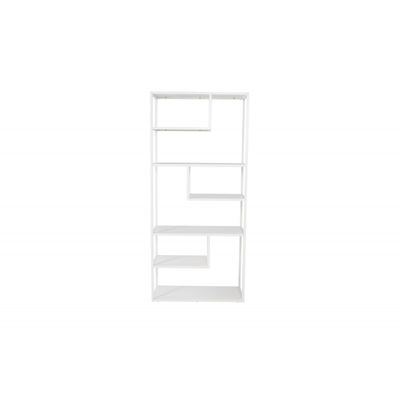 Staal Reol 85x188cm - Hvid