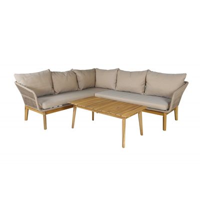 Chania Have Hjørnesofa i Akacietræ