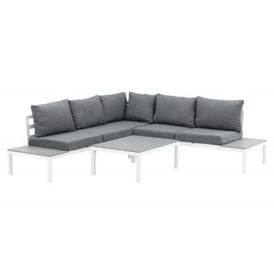 Odense Have Hjørnesofa Sæt - Grå,Hvid