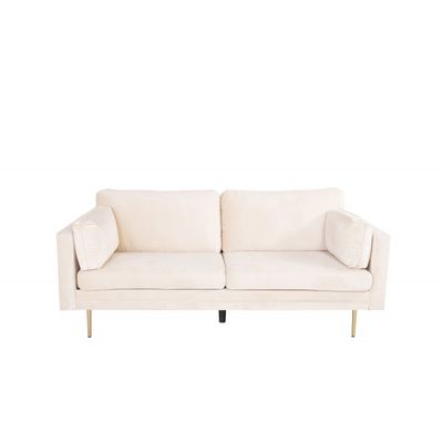 Boom 3 personers Sofa - Beige og Messing
