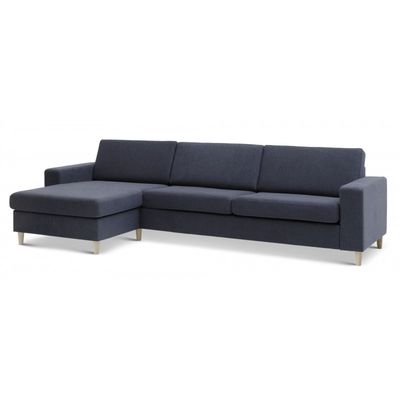 Thomas vendbar XL chaiselongsofa 308cm - Austin Blå