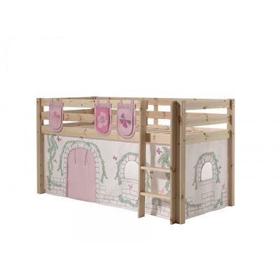 Halvhøj seng med forhæng – Pino Sæt, natur