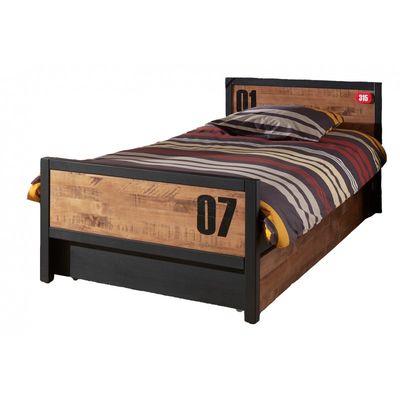 Enkeltseng med skuffe 90 × 200 – Alex Sæt, natur