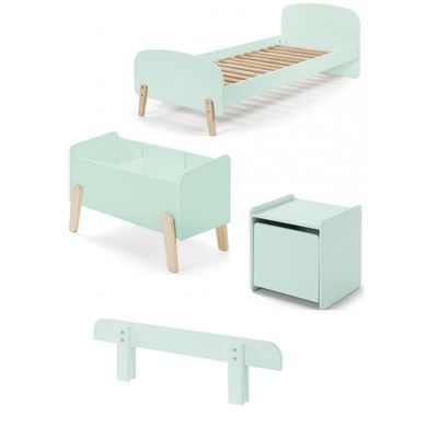 Børneseng sæt 90 x 200 cm – Kiddy i mintgrøn