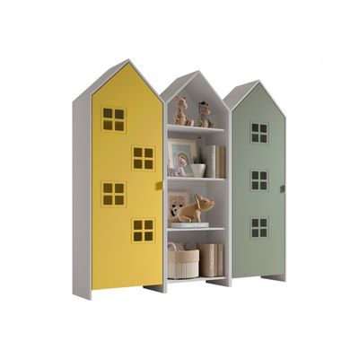 Børneskab sæt med 3 skabe – Casami Bruges – flerfarvet