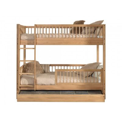 Køjeseng i eg Forrest Oak sæt (90 × 200 cm, 90 × 190 cm) – natur