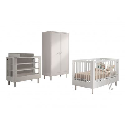 Babymøbelsæt Forrest Beech 70 x 140 cm – Hvid