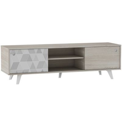 Toscana tv-bord m. 2 skydedøre