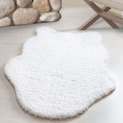 Schaffel 1000 tæppe - Creme - 100X150 (Pelset)