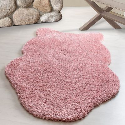 Schaffel 1000 tæppe - Rosa - 133X190 (Pelset)