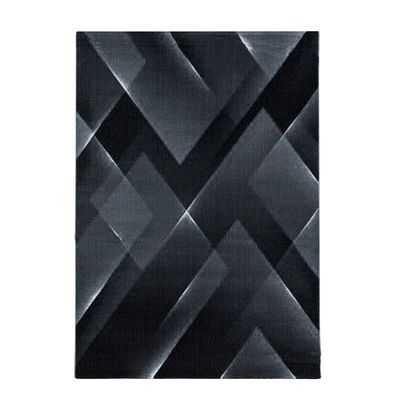 Costa 3522 tæppe - Sort - 200X290