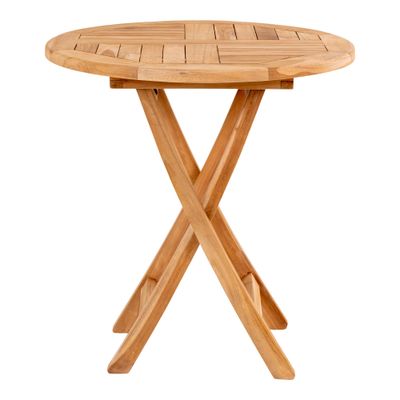 Oviedo Teak Spisebord - Spisebord i teaktræ Ø70x75cm