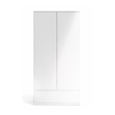 Garda klædeskab 99 cm 2 låger - Hvid