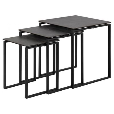 Katrine indskudsbord sort glas