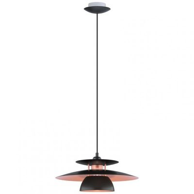 BRENDA PENDEL 2M LEDN. SORT/KOBBER