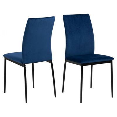 Demina spisebordsstol blå stof