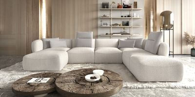 Elegance U-sofa - Venstrevendt